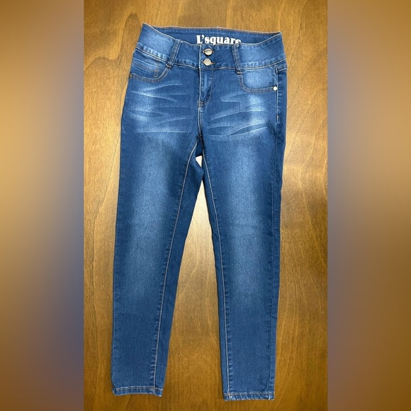 L'Square Sz 3 Skinny Jeans Modern Stretchy Cute (0340) - Picture 2 of 10